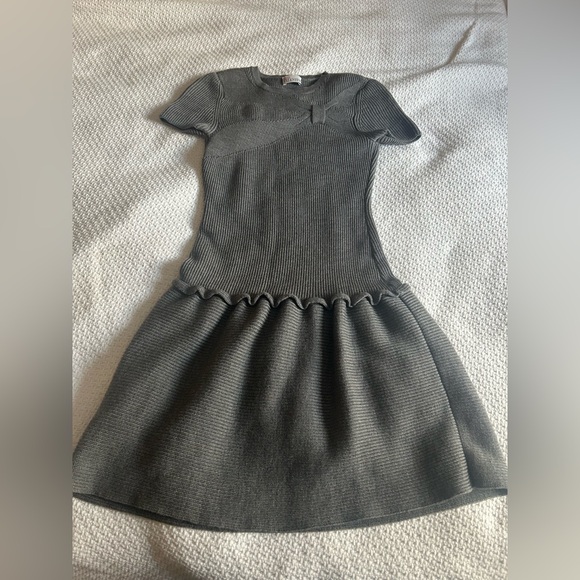 Red Valentino. Knit Drop Waist Dress - Picture 4 of 6